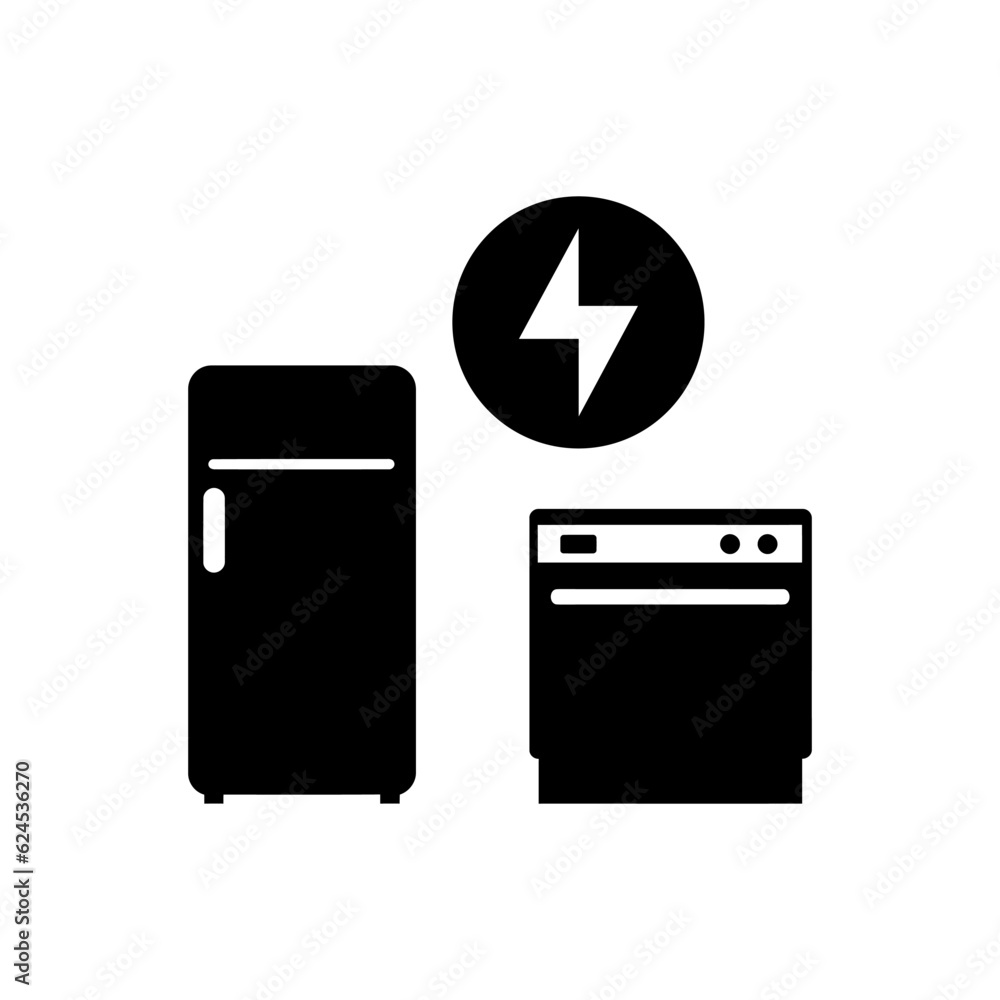 Energy-efficient appliances icon Energy-efficient appliances icon