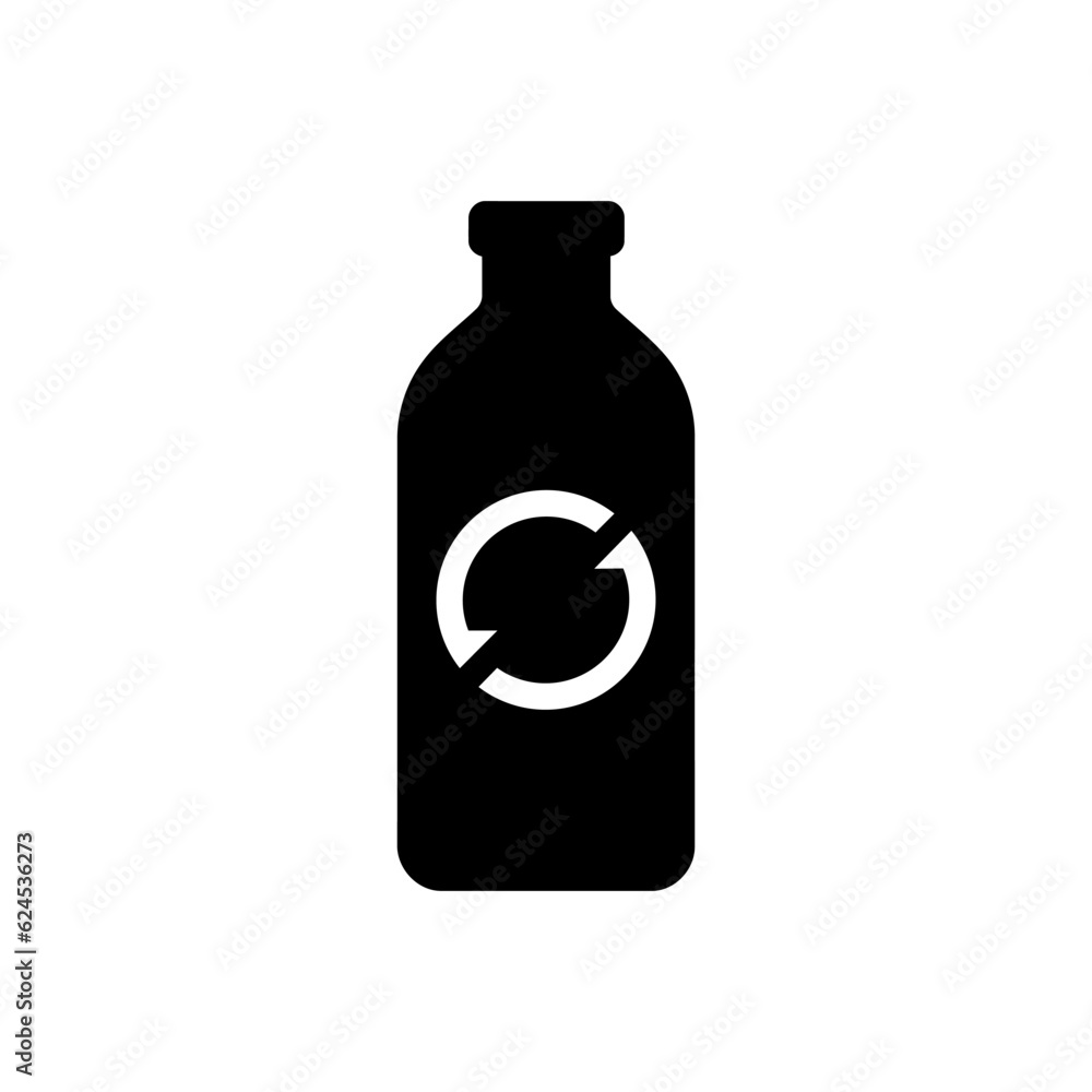 Recycled plastic icon Recycled plastic icon