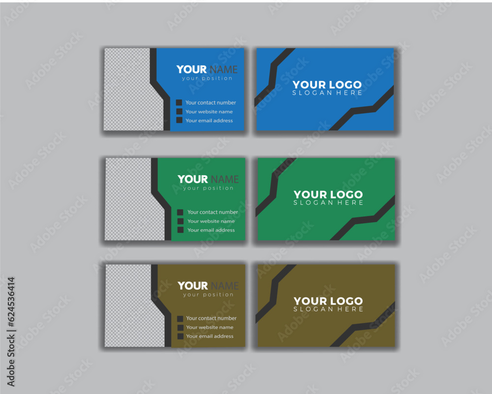 Corporate Business Card Template Design Corporate Business Card Template Design