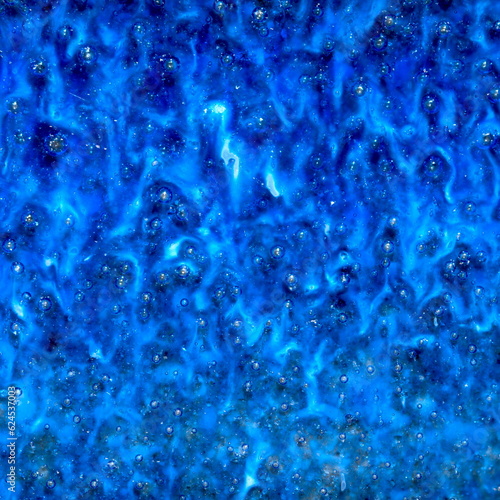 Wallpaper Mural Blue Pottery Glaze, Detail Torontodigital.ca