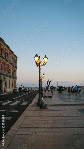 Italian Street at Dusk