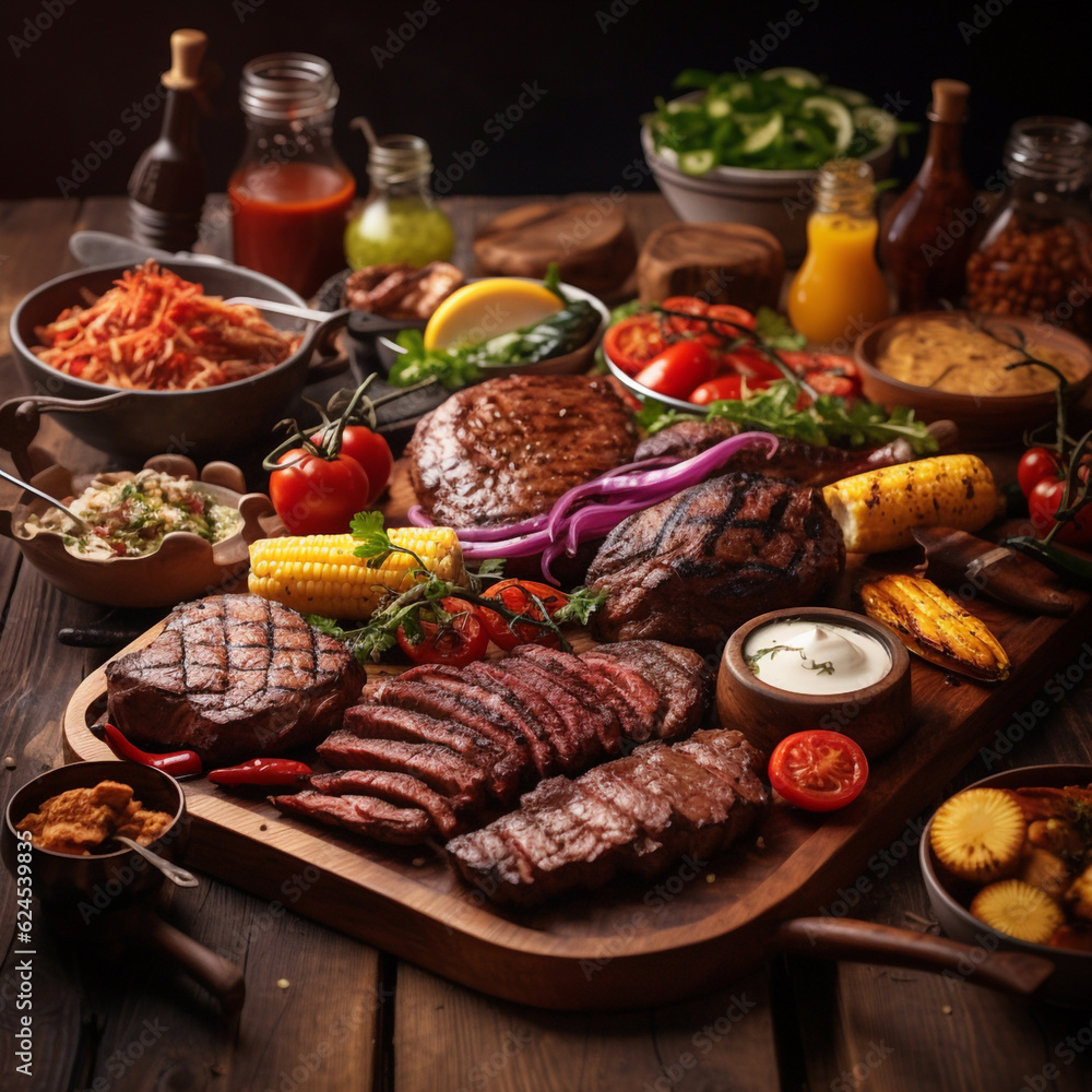 Grilled Meat and Vegetables for a Flavorful Feast Grilled Meat and Vegetables for a Flavorful Feast