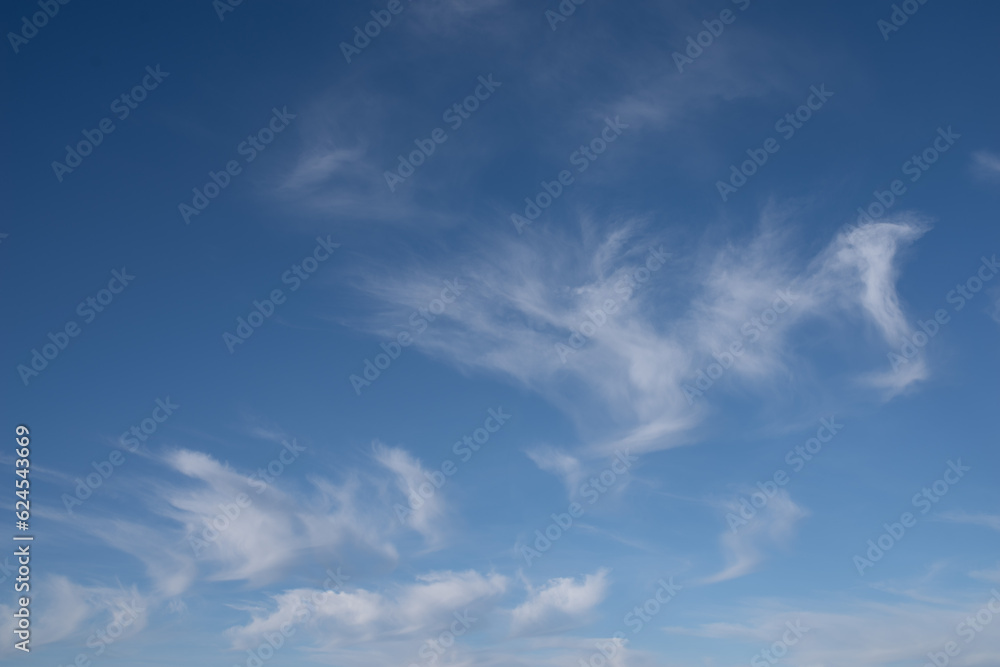 clear skies and some clouds