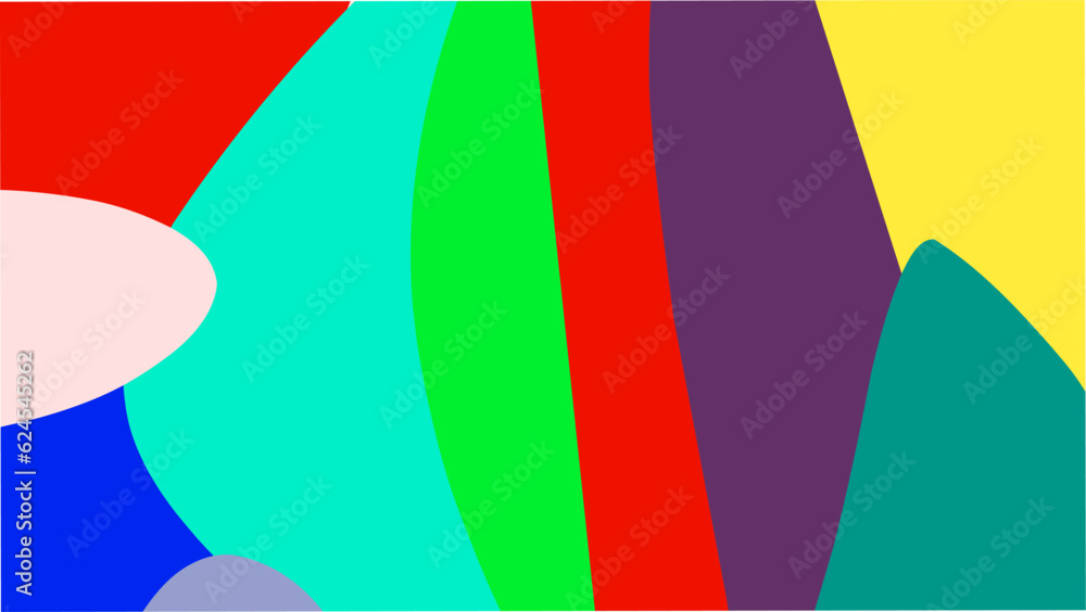 Obraz premium background with rainbow