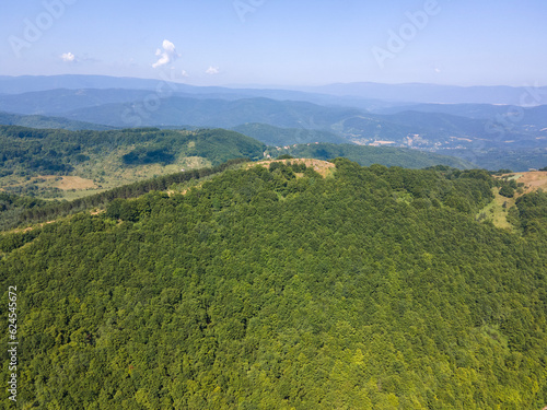 Landscape of Erul mountain near Kamenititsa peak, Bulgaria photo