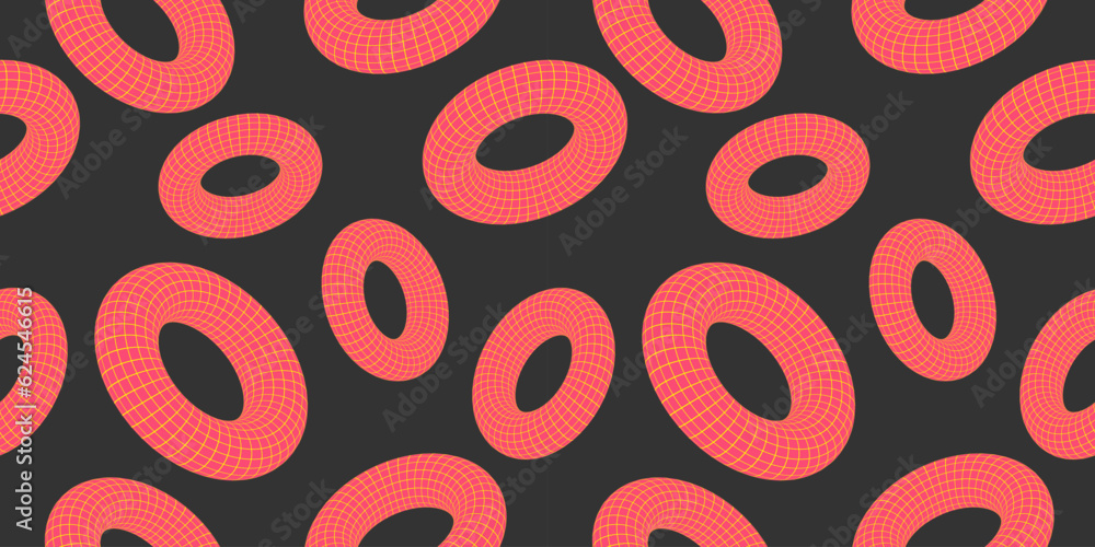 Seamless pattern in trendy style with futuristic elements. Template for invitation, poster, clothing Seamless pattern in trendy style with futuristic elements. Template for invitation, poster, clothing