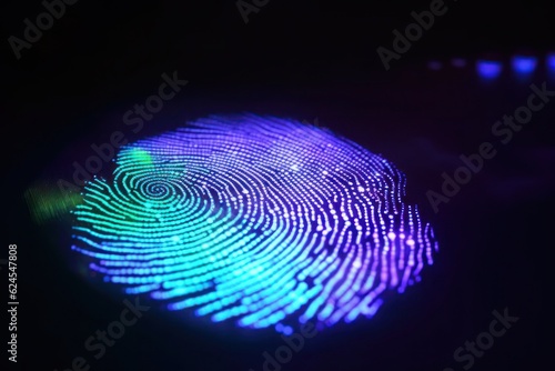 Fingerprint Verification in Glowing UV-Light 