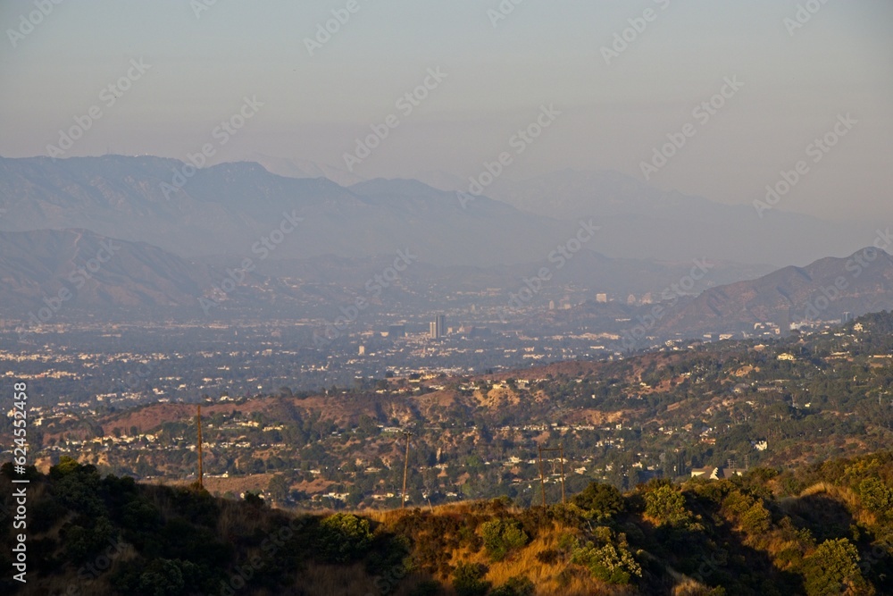 Sunset from the Santa Monica Mountains in Los Angeles