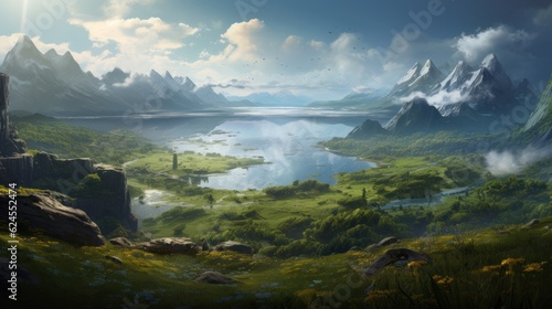 Open World Environment Game Art