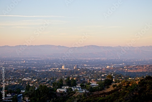 Sunset from the Santa Monica Mountains in Los Angeles © Andrew