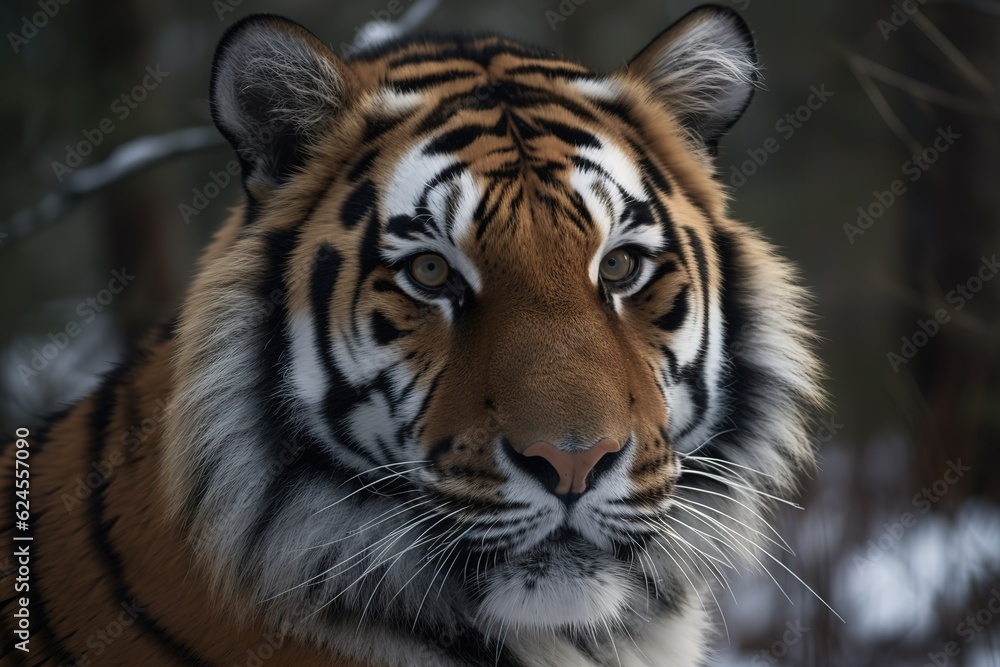 Siberian tiger also known as Amur tiger Siberian tiger also known as Amur tiger