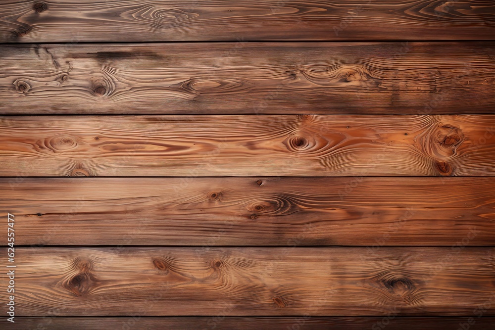 Naklejka premium Wood banner background. Top down view. Old brown wood texture background of tabletop seamless. Wooden plank vintage of table board nature pattern are surface grain hardwood floor rustic