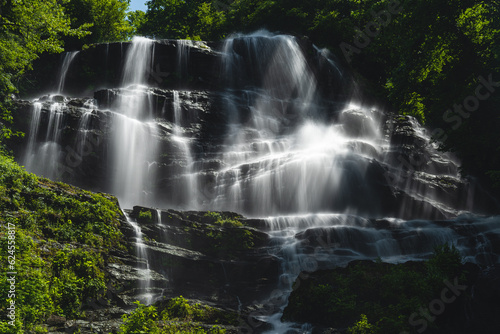 Amicalola falls bouncing sunlight photo