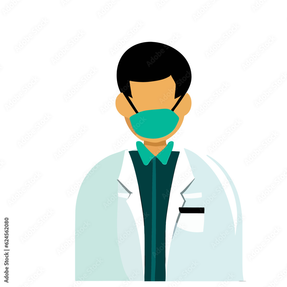 Vector of a Scientist, Knowledgeable Scientist Illustration for Scientific Themes Vector of a Scientist, Knowledgeable Scientist Illustration for Scientific Themes