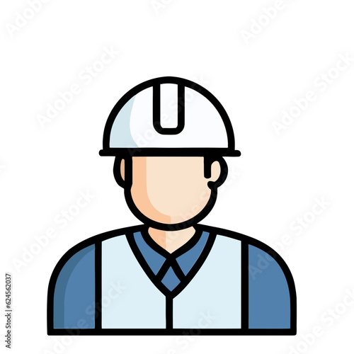 Vector of a Male Architect, Simple Vector Graphic for Architecture and Design Concepts