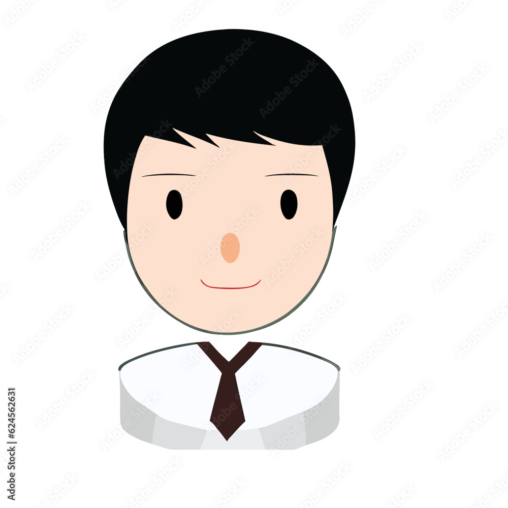 Vector of a Male Student, Studious Male Student Illustration for Education Designs Vector of a Male Student, Studious Male Student Illustration for Education Designs