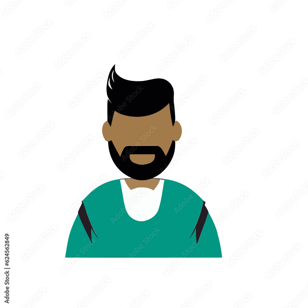 Man Profile Vector, Professional Male Portrait Illustration for Avatar Designs Man Profile Vector, Professional Male Portrait Illustration for Avatar Designs