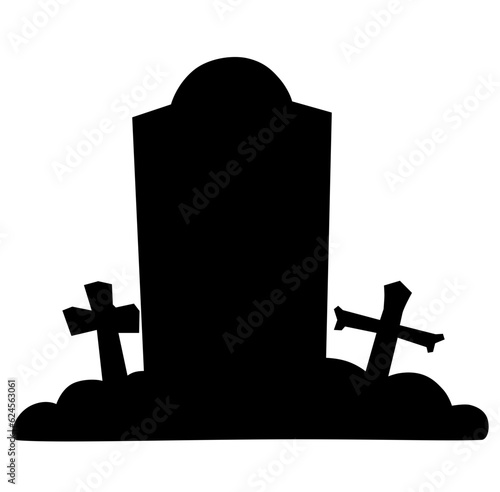Halloween tombstone gravestone silhouette