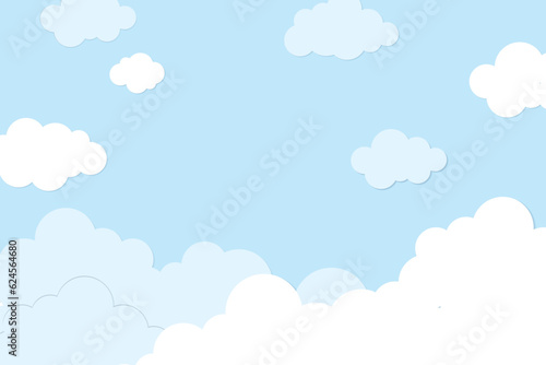 blue sky with clouds