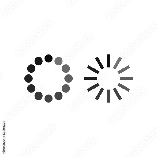 Loading icon isolated on white background
