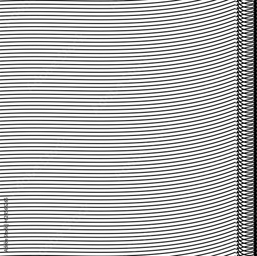 black and white stripes with big dense thickening 