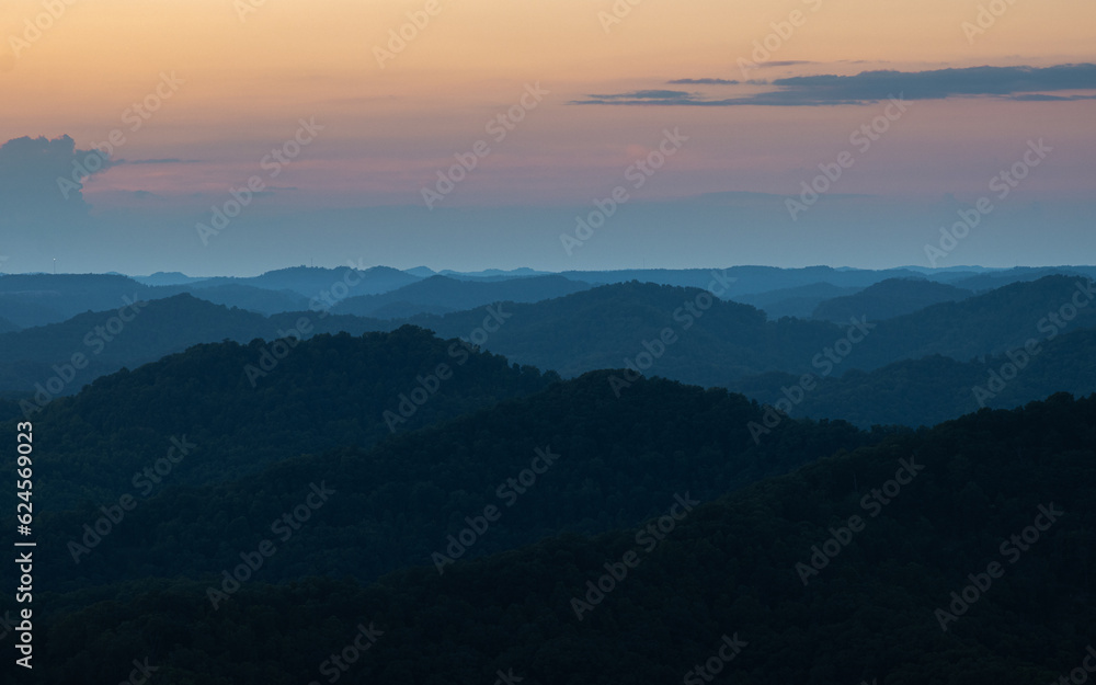Blue Hour over Mountains
