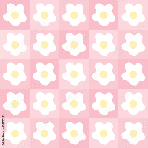 seamless pattern with flowers
