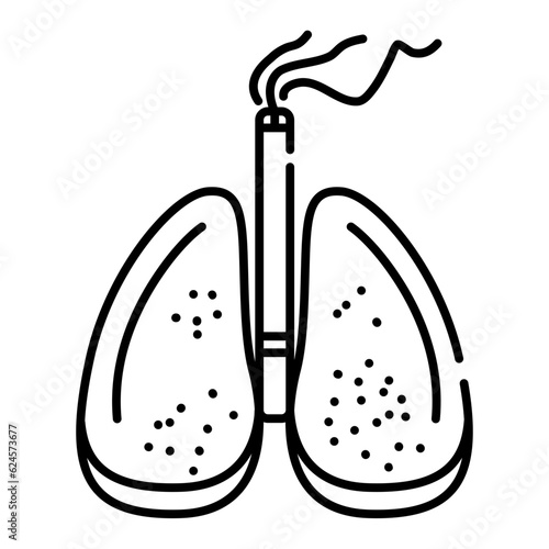 smoker's lungs