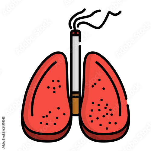 smoker's lungs