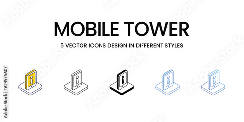 Microphone Icon Design in Five style with Editable Stroke. Line, Solid, Flat Line, Duo Tone Color, and Color Gradient Line. Suitable for Web Page, Mobile App, UI, UX and GUI design.
