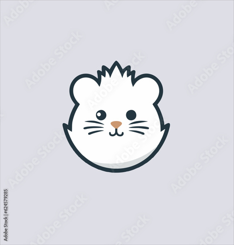 Hamster vector illustration design. cartoon cute hamster animal