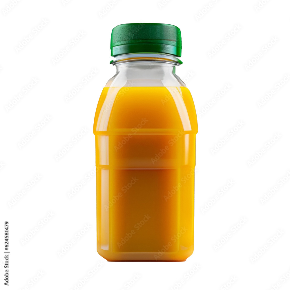 Mango Juice Bottle On Transparent Background Png Ai Generated Mango Juice Bottle On Transparent Background Png Ai Generated