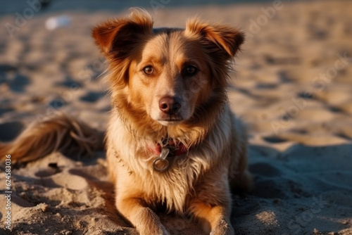 Cachorro correndo na praia feliz molhado divertido petshop pet areia mar verão diversão 