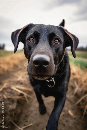 Wallpaper Mural Cão caminhando na fazenda grande angular pet carinho natureza diversão feliz correndo energia carinho amor Torontodigital.ca