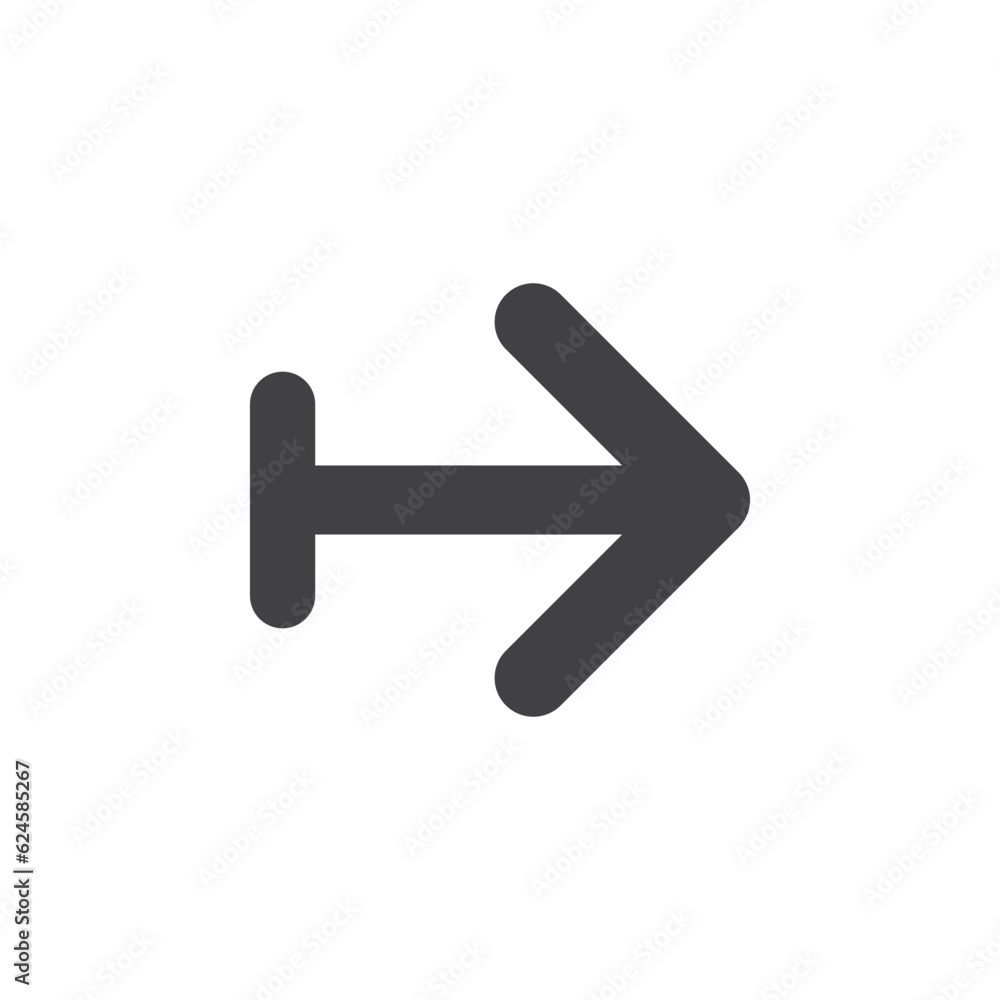 arrow icon vector isolated on white background arrow icon vector isolated on white background
