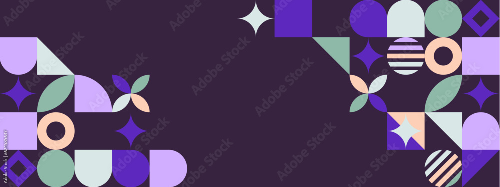 Abstract geometric pattern design in retro style. Vector illustration. Abstract geometric pattern design in retro style. Vector illustration.