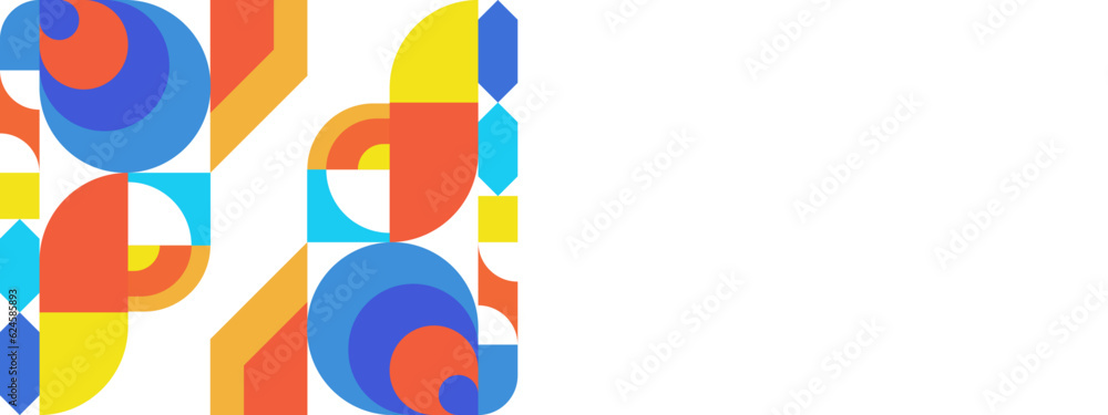 Abstract geometric background design in colorful retro style. Vector illustration. Abstract geometric background design in colorful retro style. Vector illustration.
