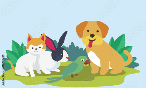 Animal Vector Background 