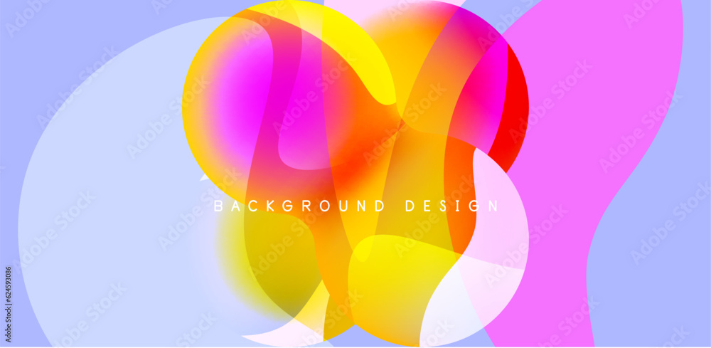 Spheres and circles abstract background, trendy colorful design. Vector Illustration For Wallpaper, Banner, Background, Card, Book Illustration, landing page Spheres and circles abstract background, trendy colorful design. Vector Illustration For Wallpaper, Banner, Background, Card, Book Illustration, landing page