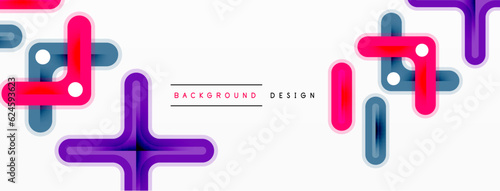 Cross line background minimal geometric template. Design for wallpaper, banner, background, landing page, wall art, invitation, prints, posters