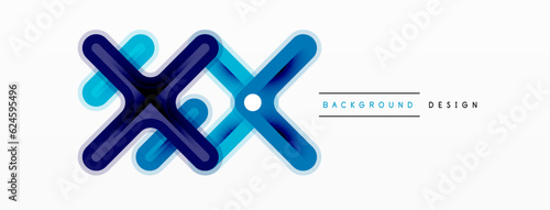 Minimal geometric background cross line. Design for wallpaper, banner, background, landing page, wall art, invitation, prints, posters