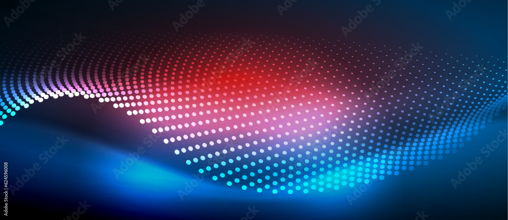 A sleek and stylish design featuring a blue smooth neon wave glowing against a dark background, perfect for adding a modern and edgy touch to any project A sleek and stylish design featuring a blue smooth neon wave glowing against a dark background, perfect for adding a modern and edgy touch to any project