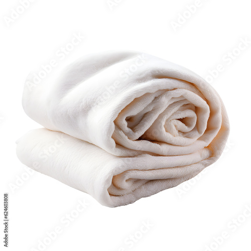 pile of folded white creamy towels