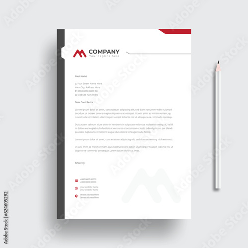 Modern Creative & Clean business style letterhead bundle of your corporate project design.set to print with vector & illustration. corporate letterhead bundle.