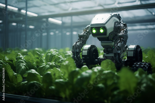 robotic process automation, agriculture, minimalistic design industry. AI Generated