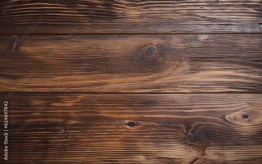 Fototapeta premium Close-up wood texture background. Generative AI