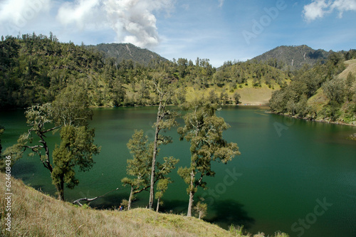 Ranu Kumbolo is a freshwater lake which is often used as transit point for climbers of Mount Semeru