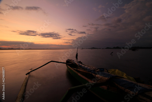 Sunset in Labuan Bajo, West Manggarai Regency, East Nusa Tenggara, Indonesia