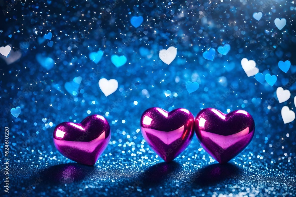 valentine hearts background
Created using generative AI tools