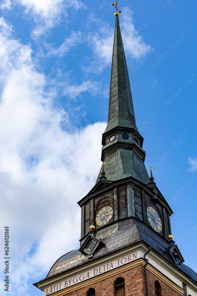 Mora, Sweden  The spire of the Mora Church